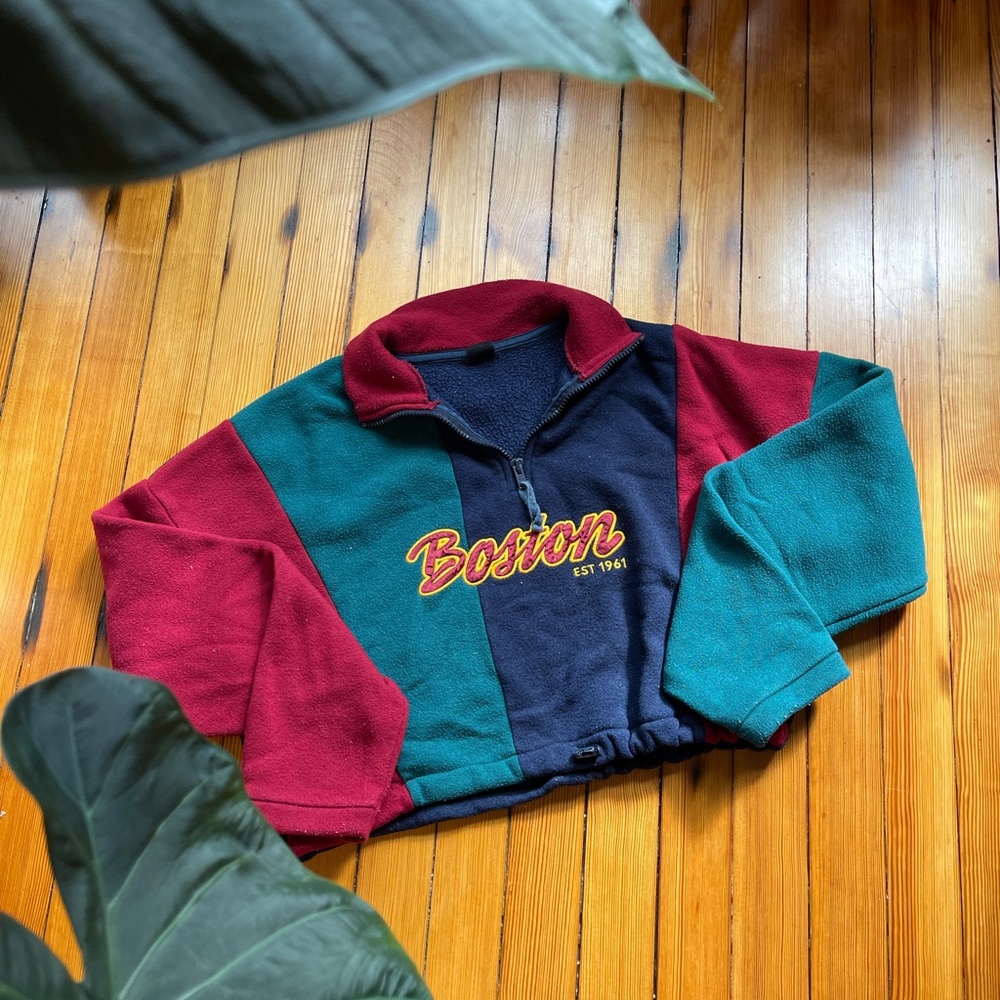 Color Block Boston Half-Zip